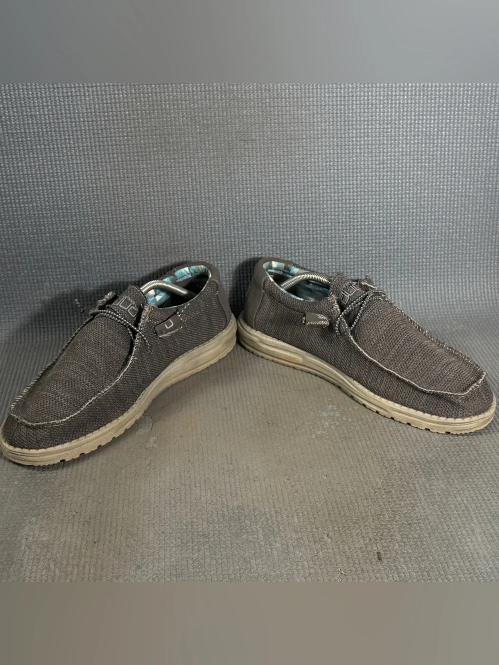 Hey Dude Men’s Wally Sox Charcoal Slip On Shoes Size 13